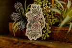 Load image into Gallery viewer, Wildflower Skull Sticker
